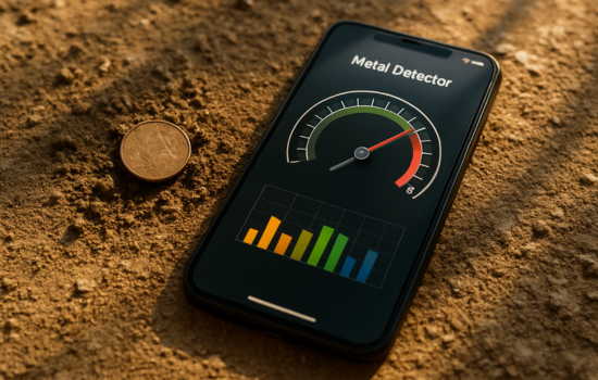 Aplicación detector de metales