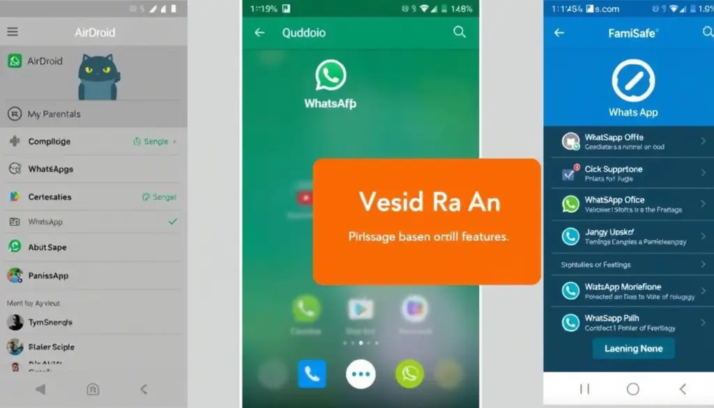 Comparación de aplicaciones para monitorear WhatsApp de los hijos