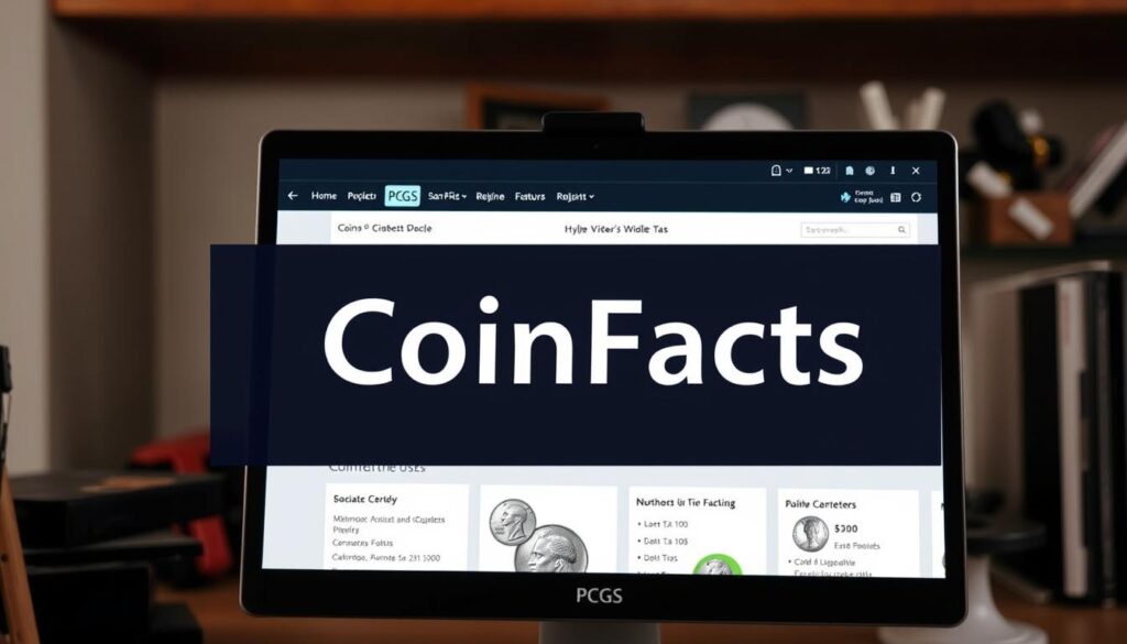 Generar imagen de la aplicación CoinFacts de PCGS Generar imagen de la aplicación CoinFacts de PCGS