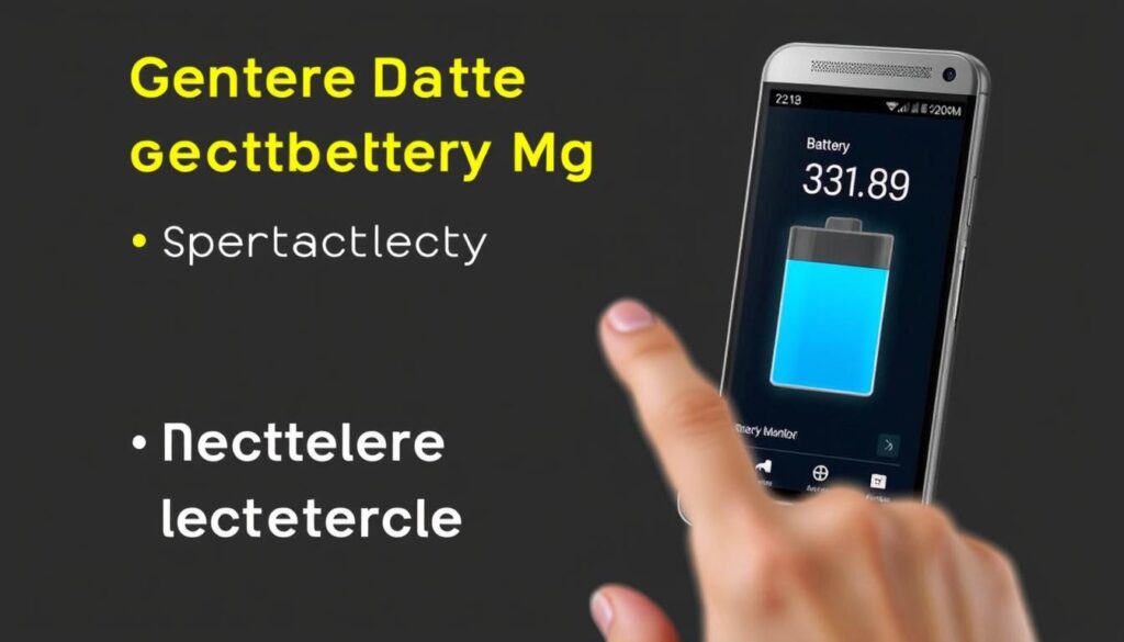 Generar imagen de la aplicación GSAM Battery Monitor en acción, mostrando estadísticas de batería. Generar imagen de la aplicación GSAM Battery Monitor en acción, mostrando estadísticas de batería.