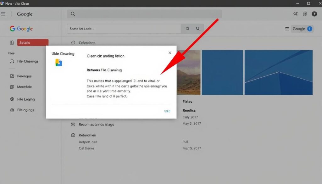 Imagen de la aplicación Files by Google en acción, mostrando su función de limpieza de archivos. Imagen de la aplicación Files by Google en acción, mostrando su función de limpieza de archivos.