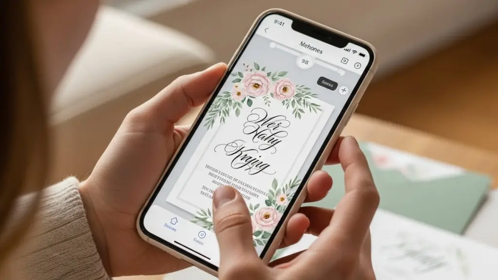 Haz invitaciones totalmente gratis desde el celular