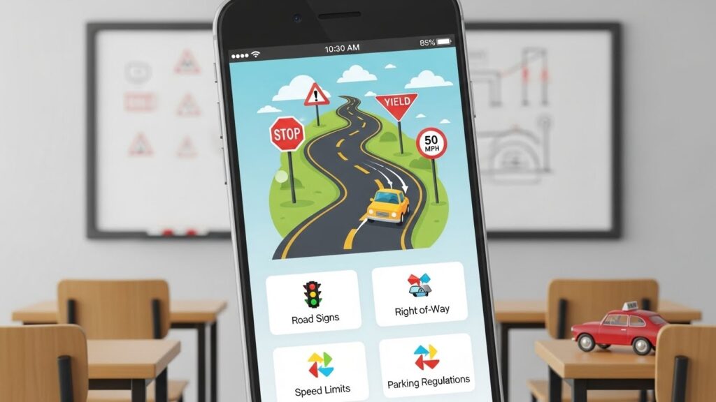 Aprende gratis las reglas de tránsito con esta app y evita multas
