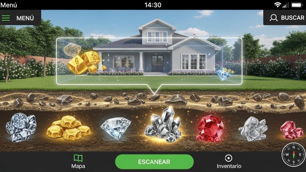 ¿Podría haber oro bajo tu casa? Descúbrelo hoy mismo con una app desde tu celular