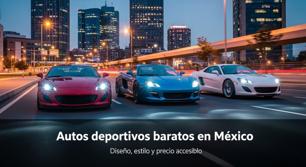Carros deportivos baratos que sí valen la pena