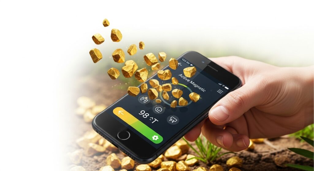 Convierte tu celular en un detector de oro gratis