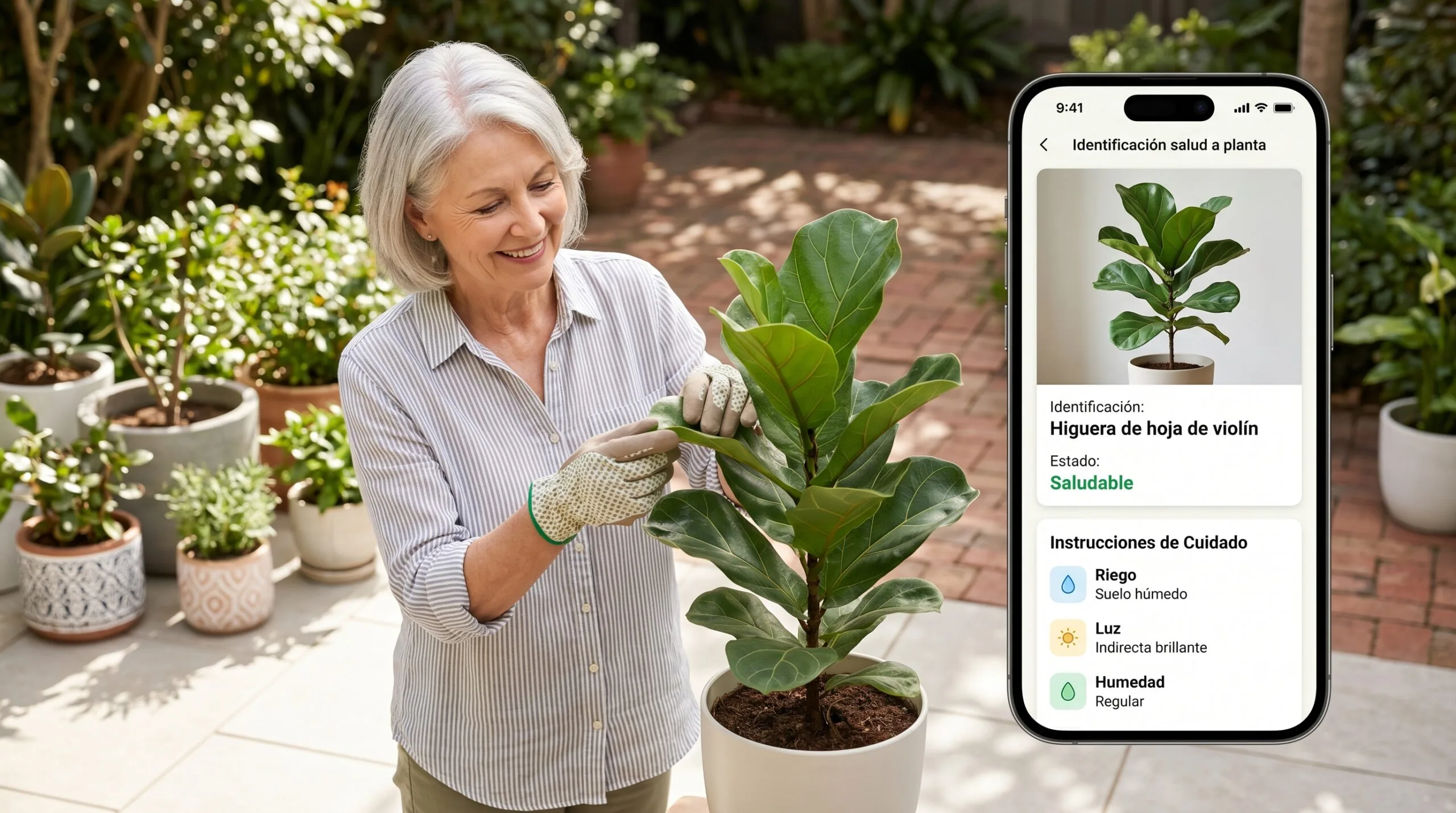 App para revisar la salud de las plantas