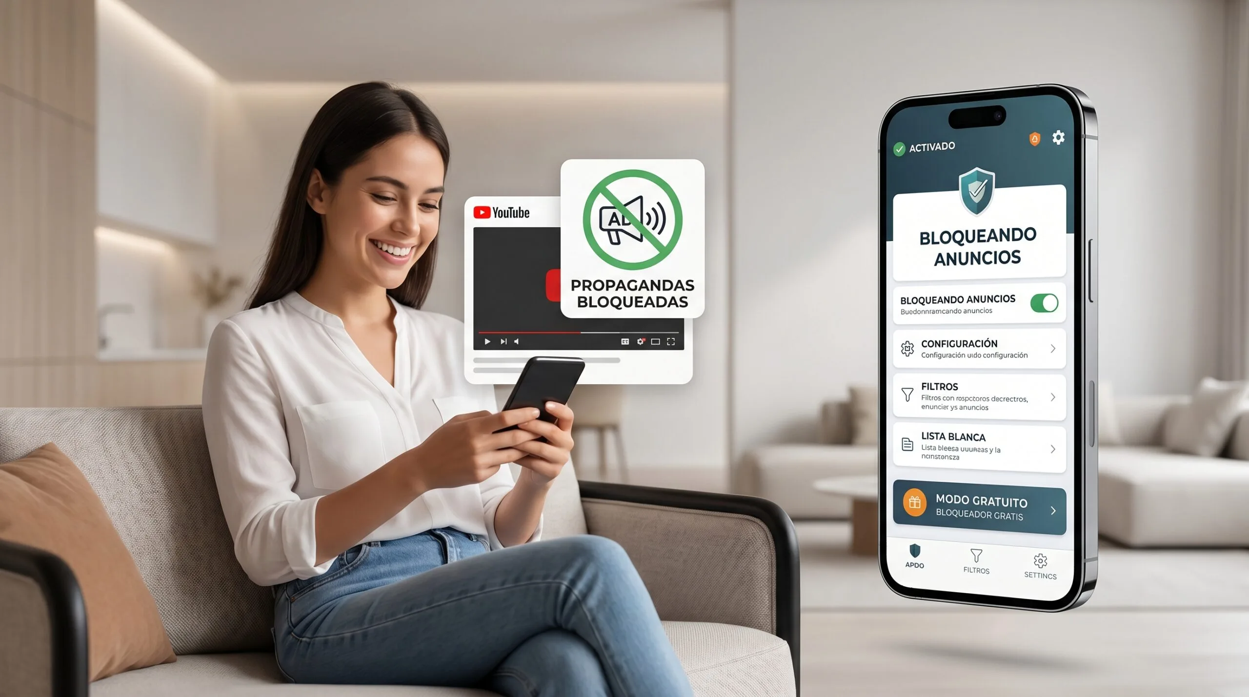 Remover anuncios de video fácil y gratis con una app