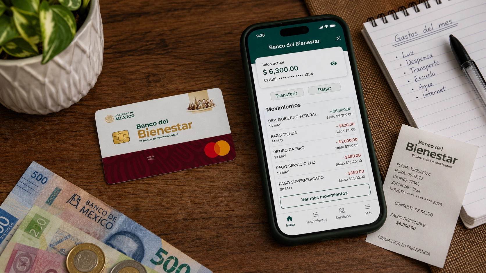 Banco del Bienestar tarjeta y movimientos