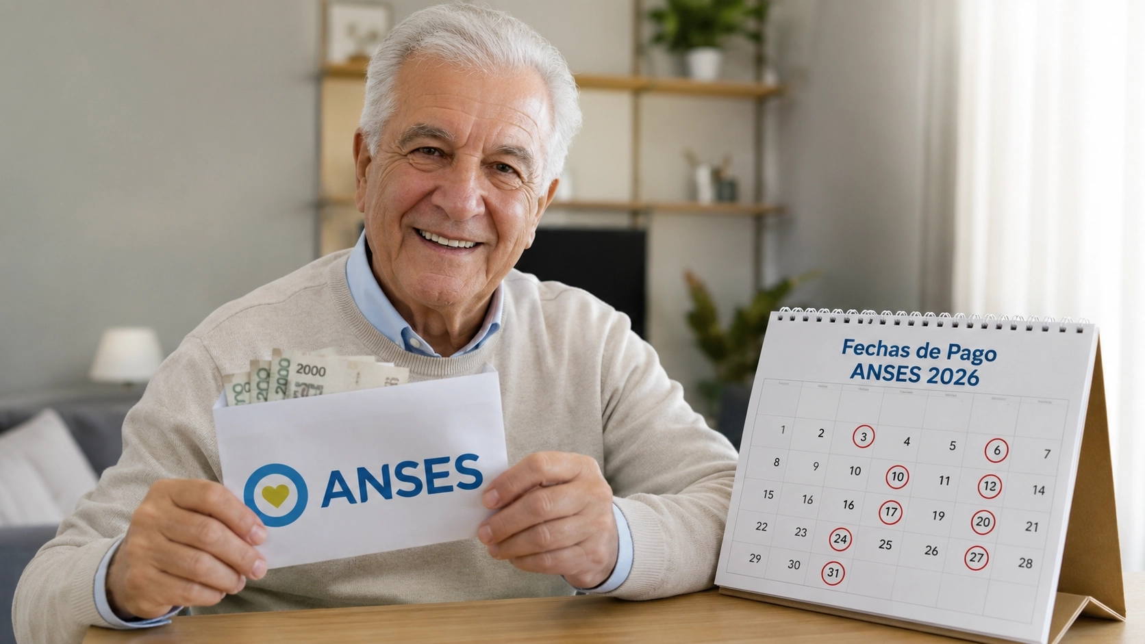 fechas de pago anses 2026 calendario oficial para organizar su cobro