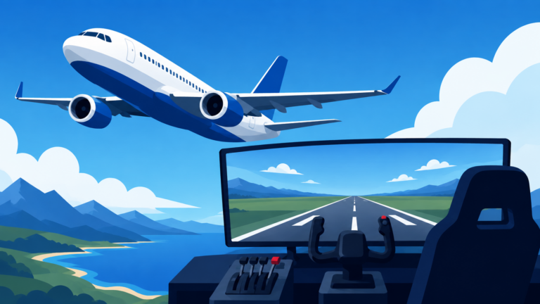 Simulador de vuelo gratis: aprende a despegar, volar y aterrizar desde tu celular