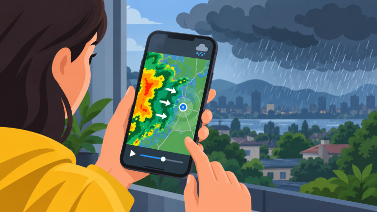 Mira la lluvia en tiempo real