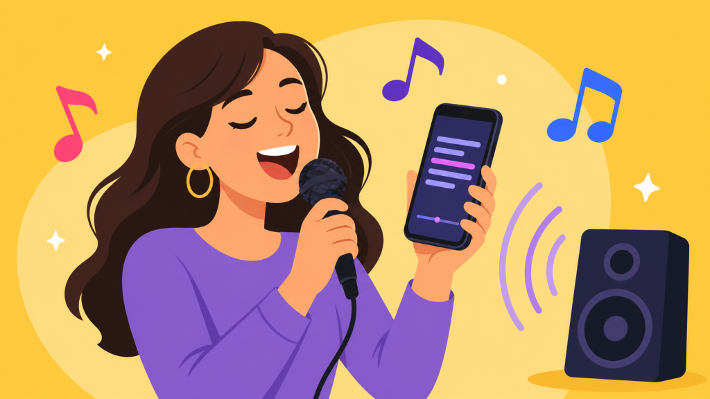 Canta karaoke gratis desde tu celular