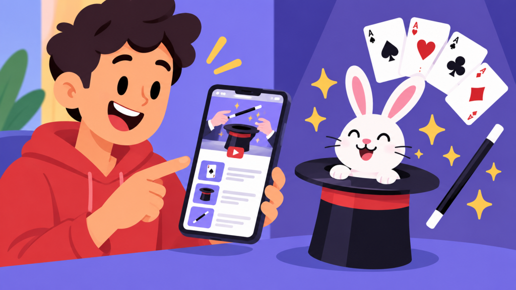 Aprende trucos de magia gratis