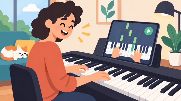 Aprende piano fácil y gratis