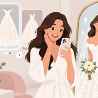 Prueba vestidos de novia con IA