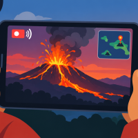 Mira volcanes activos en vivo